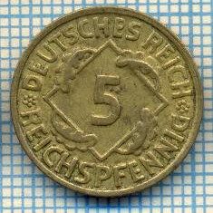 930 MONEDA - GERMANIA - 5 REICHSPFENNIG -anul 1925 G -starea care se vede
