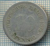 909 MONEDA - GERMANIA - 10 PFENNIG -anul 1875 D -starea care se vede