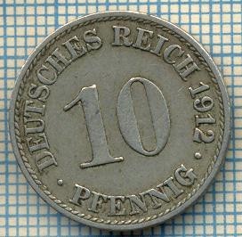 903 MONEDA - GERMANIA - 10 PFENNIG -anul 1912 A -starea care se vede foto