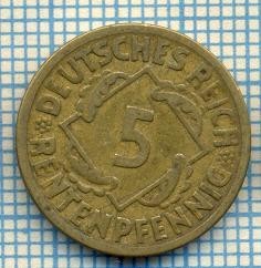 922 MONEDA - GERMANIA - 5 RENTENPFENNIG -anul 1924 J -starea care se vede foto