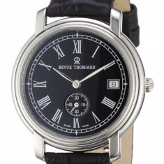 CEAS AUTOMATIC:CEAS DE LUX swiss made REVUE THOMMEN elegant, negru-PRET MINIM