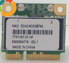 +2039 Atheros Acer Aspire 5253 5742 5750 T77H167.07 Half Height Wireless Mini foto