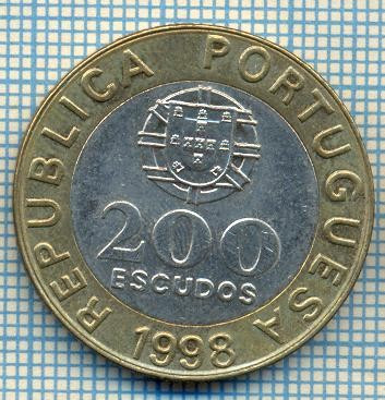 884 MONEDA - PORTUGALIA - 200 ESCUDOS -anul 1998 -starea care se vede foto