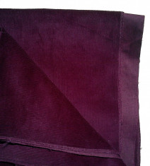 material textil pentru croitorie - catifea raiata visinie 80 cm x 250 cm foto