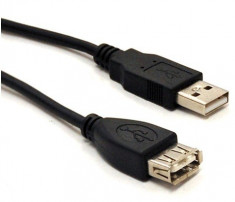 Adaptor Cablu extensie USB A tata-USB A mama Cablu prelungitor USB 2.0 tata (Tip A) - USB 2.0 mama (Tip A) prelungitor USB tata USB mama USB tata foto