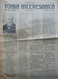 Foaia interesanta , Orastie , 5 Oct. 1914 ; Intocmita de Ioan Mota, Alta editura