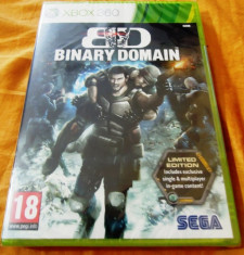 Binary Domain Limited Edition, xbox360, sigilat, alte sute de jocuri! foto