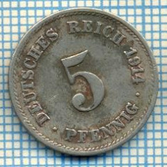 932 MONEDA - GERMANIA - 5 PFENNIG -anul 1914 F -starea care se vede