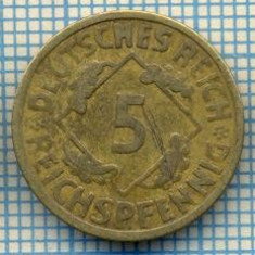 920 MONEDA - GERMANIA - 5 REICHPFENNIG -anul 1924 A -starea care se vede