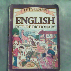 English picture dictionary
