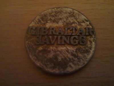 Jeton Gibraltar savings foto