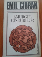 AMURGUL GANDURILOR - Emil Cioran foto