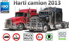 iGO Primo 2.4 2013 Camion/TIR - Soft navigatie GPS pentru Camioane, TIR-uri harti EUROPA si ROMANIA 2013 - setari GABARIT, timpi condus, ADR-uri, FTR foto