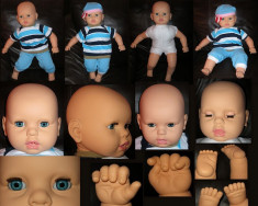 papusa bebelus manechin pentru haine maini picioare cap plastic corpul material - 60-70 cm mari cat un bebe - 148 lei foto