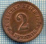 943 MONEDA - GERMANIA - 2 PFENNIG -anul 1904 A -starea care se vede