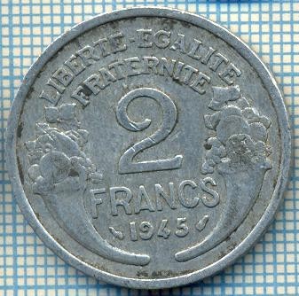 970 MONEDA - FRANTA - 2 FRANCS -anul 1945 -starea care se vede foto