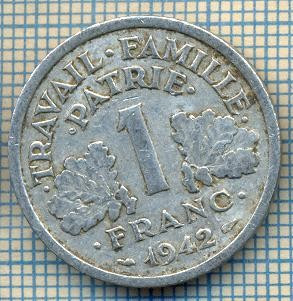 985 MONEDA - FRANTA - 1 FRANC -anul 1942 (GUVERNUL DE LA VICHY) -starea care se vede foto