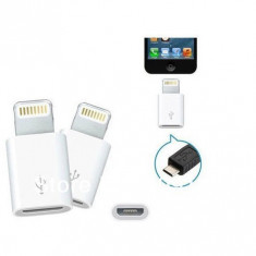 Adaptor compatibil iPhone 5/6/7/8/x Lightning la MicroUSB, micro usb la iphone