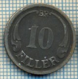 1005 MONEDA - UNGARIA - 10 FILLER -anul 1942 -otel -starea care se vede