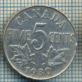 997 MONEDA - CANADA - 5 CENTS -anul 1930 -starea care se vede foto