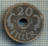 1007 MONEDA - UNGARIA - 20 FILLER -anul 1941 -otel -starea care se vede