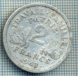 968 MONEDA - FRANTA - 2 FRANCS -anul 1943(GUVERNUL DE LA VICHY) -starea care se vede