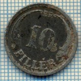 1004 MONEDA - UNGARIA - 10 FILLER -anul 1942 -otel -starea care se vede