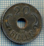 1006 MONEDA - UNGARIA - 20 FILLER -anul 1941 -otel -starea care se vede