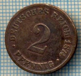 945 MONEDA - GERMANIA - 2 PFENNIG -anul 1874 B -starea care se vede