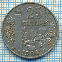 979 MONEDA - FRANTA - 25 CENTIMES -anul 1904 -starea care se vede