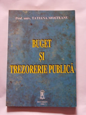 BUGET SI TREZORERIE PUBLICA- TATIANA MOSTEANU- EDITIA A II-A foto