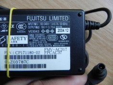 7.Incarcator Fujitsu, SONY 16V 3.75A Original Cu Pin Central +Cablu Alimentare foto