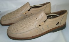 Pantofi piele de vara cu gauri Rieker mar.46 foto