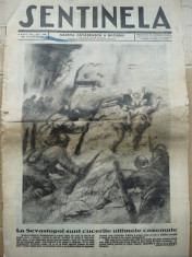 Sentinela , gazeta ostaseasca a natiunii , nr. 28 , 28 Iunie 1942 , razboiul din est , Crimeea , Kerci , Marina Militara foto