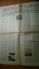 ziarul viata literara 8 iunie 1941 -articolul scris de ion minulescu foto