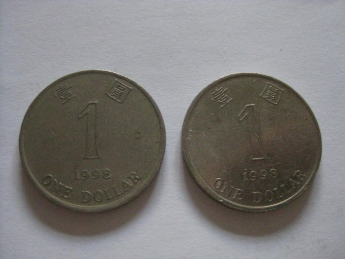 2 DOLLAR HONK KONG 1998