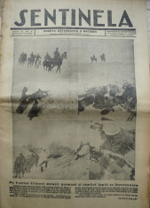 Sentinela , gazeta ostaseasca a natiunii , nr. 5 , 16 Ianuarie 1942 , razboiul din est , Gara Radauti , Crimeea foto