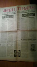 ziarul viata literara 18 mai 1941-art. &amp;quot;elogiul imperfectiei &amp;quot; de ion minulescu foto