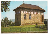 Carte postala(marca fixa)-BORZESTI-Biserica lui Stefan cel Mare, Necirculata, Printata