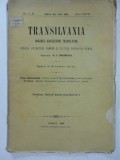 REVISTA TRANSILVANIA - SIBIU - NR I - II ANUL 1896 - DIRECTOR DR. C. DIACONOVICH