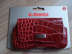 husa toc piele Samsung Galaxy S Plus Krusell Croco L -(produs nou si original) foto