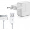 INCARCATOR IPAD 3 APPLE ORIGINAL NOU ALB Cod Apple MB051ZM/A Tensiunde de iesire: 5V 2.1A (2100MA) CHARGER +CABLU INCARCARE/DE DATE ORIGINAL