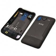 Carcasa capac baterie spate capac inferior antena capac lateral baterie si capac camera blit HTC Desire HD ORIGINALA foto