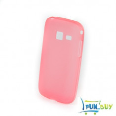 Husa silicon / Carcasa protectie Samsung Galaxy Y Duos S6102 Roz foto