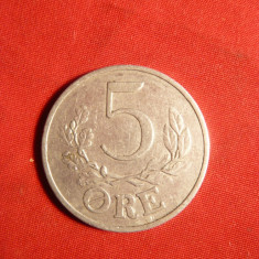 Moneda 5 Ore 1941 Danemarca ,aluminiu, cal.Buna