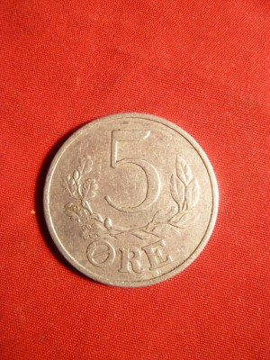 Moneda 5 Ore 1941 Danemarca ,aluminiu, cal.Buna foto