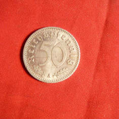 Moneda 50 Pf 1935 litera A Germania ,aluminiu ,cal.apr.NC