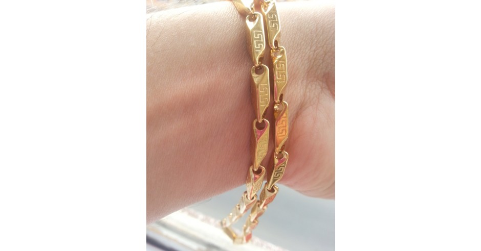 Lant model VERSACE Inox(otel inoxidabil) Placat | arhiva Okazii.ro