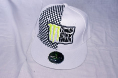 Sapca fullcap Monster Energy white skate sk8 foto