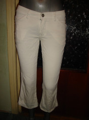 blugi dama albi 3/4 TWINS JEANS-marimea 26 foto